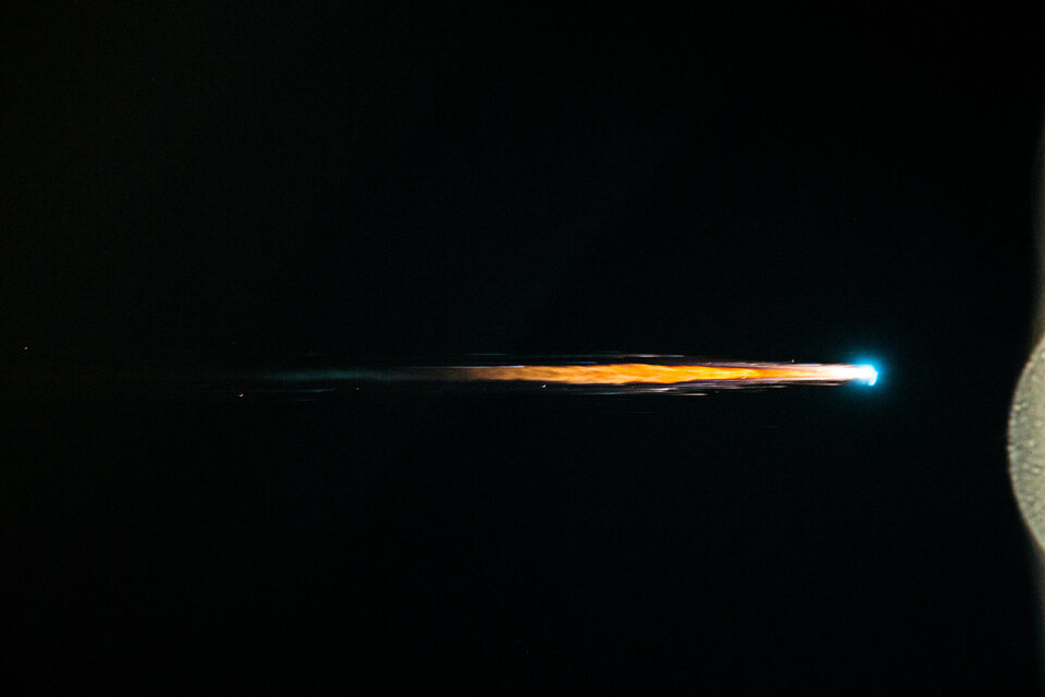 La rentrée de l'ATV-4 dans l'atmosphère