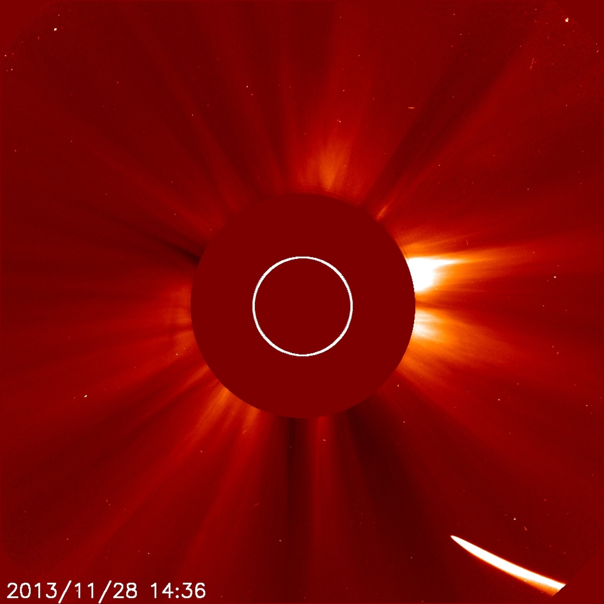 ISON at 14:36, 28 November