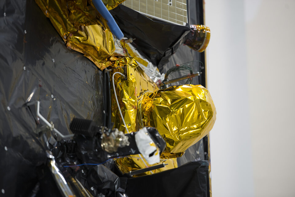 Laserový komunikační terminál na družici Alphasat