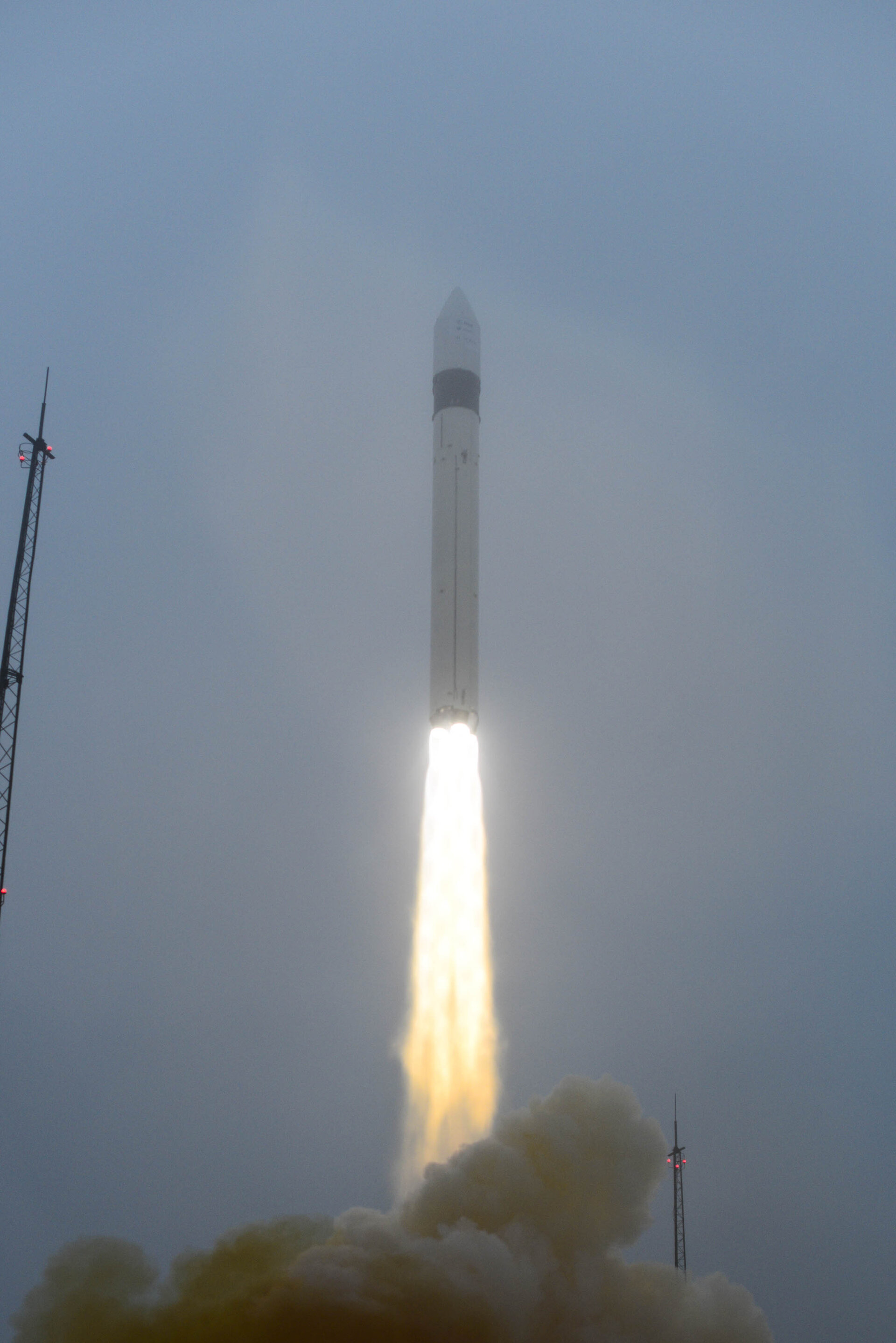 Swarm liftoff on a Rockot launcher from the Plesetsk.