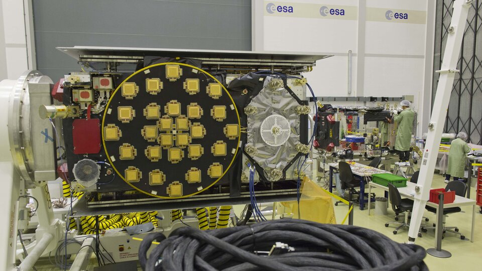 Galileo satellites under test