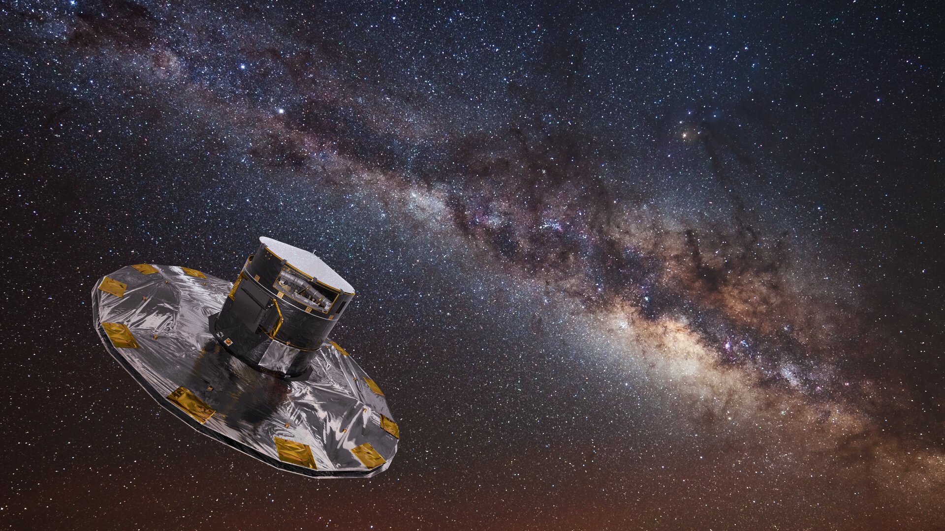 Gaia mapping the stars of the Milky Way