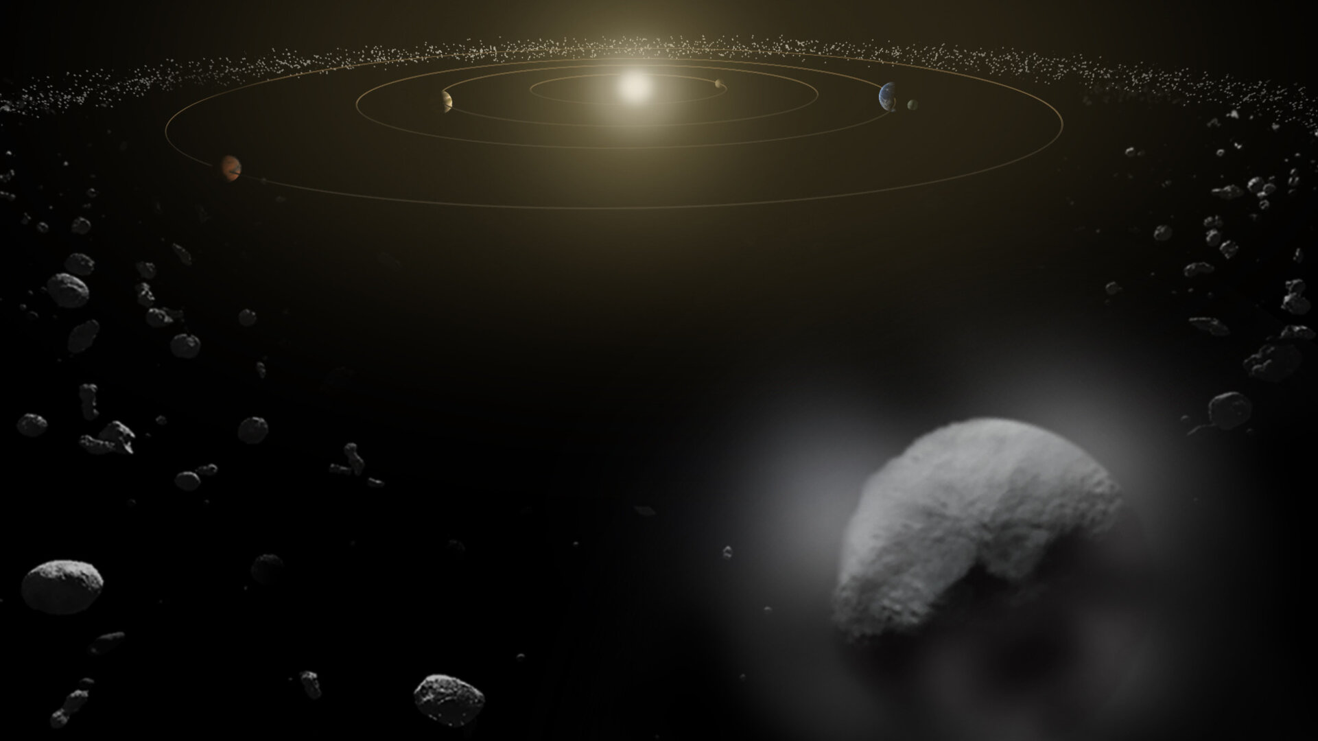 Artist’s impression of Ceres