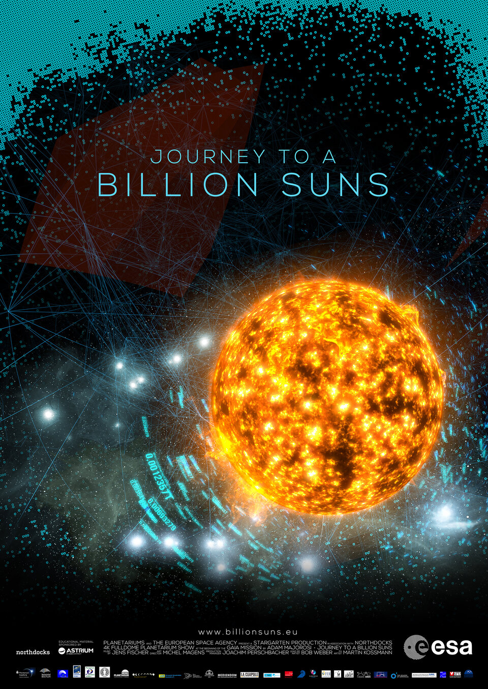 "Ταξίδι σε ένα δισεκατομμύριο ήλιους", η αφίσα