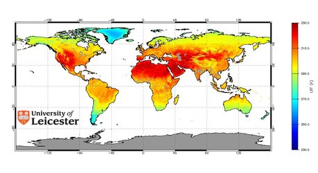 Land surface temperature