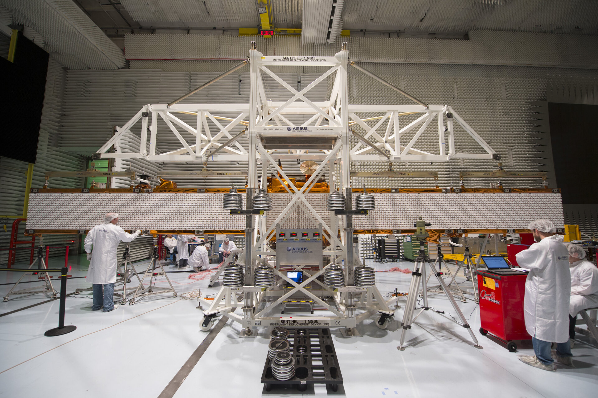 Sentinel-1A radar deployment