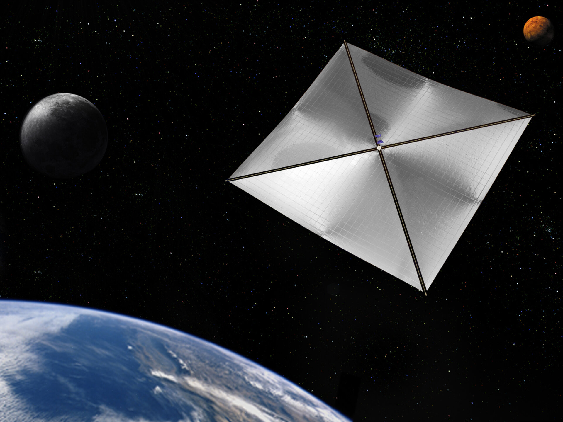 Solar sail could be used for deorbiting satellites