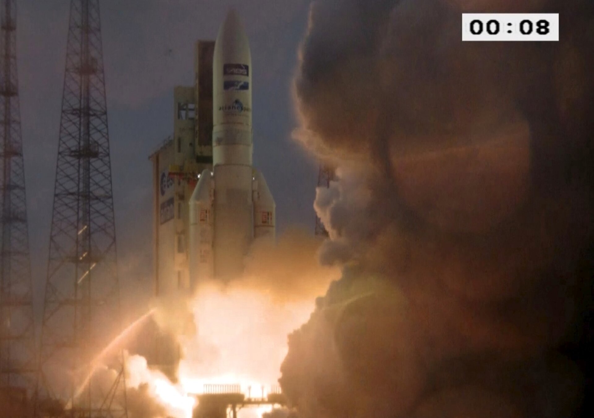 Start Ariane 5 na misi VA217