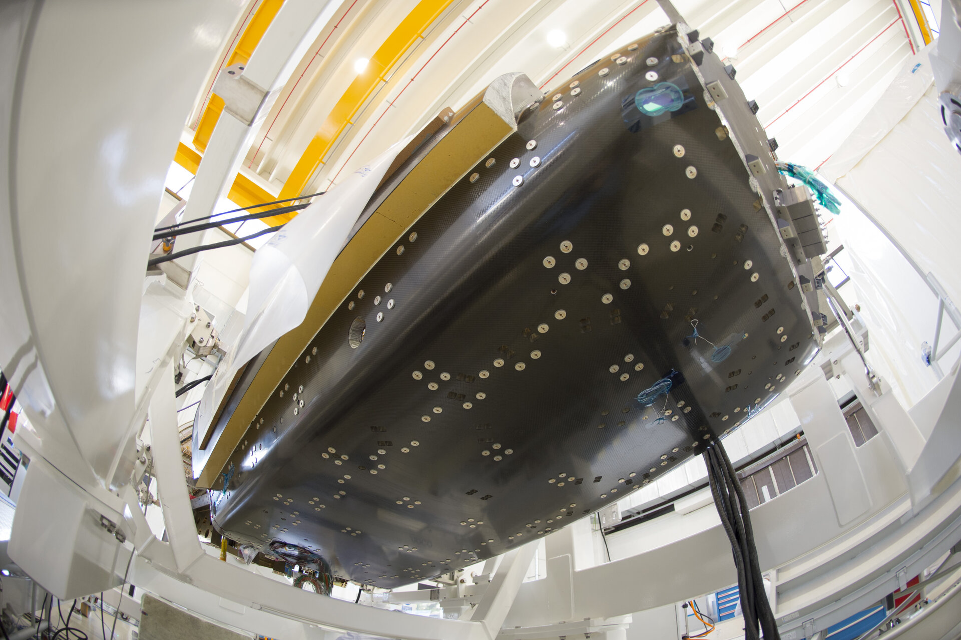 IXV during integration at Thales Alenia Space 