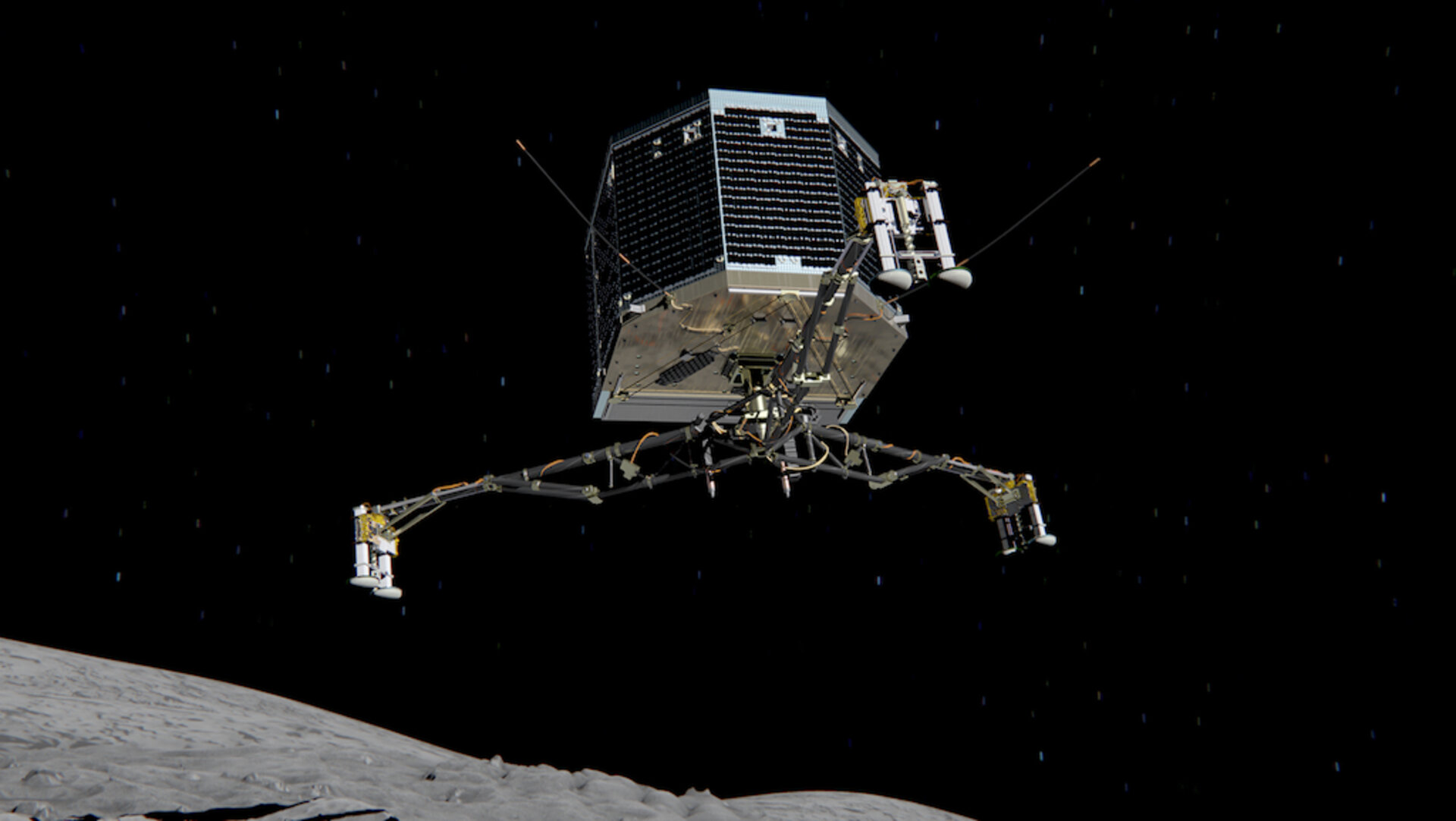 Philae descent