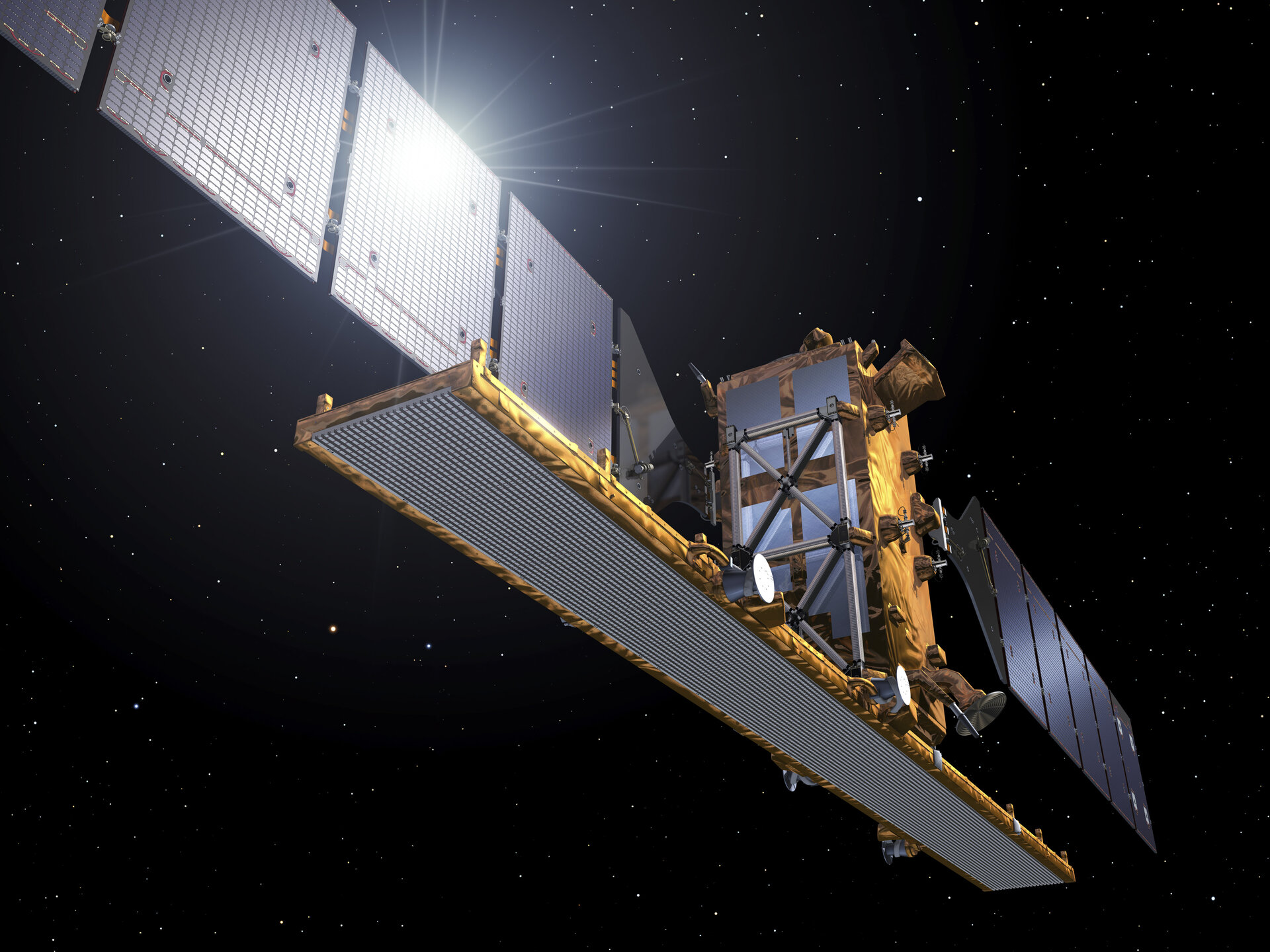 Artist’s impression of Sentinel-1A