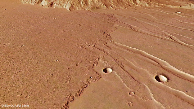 Lavaflod oversvømmede Mars-slette