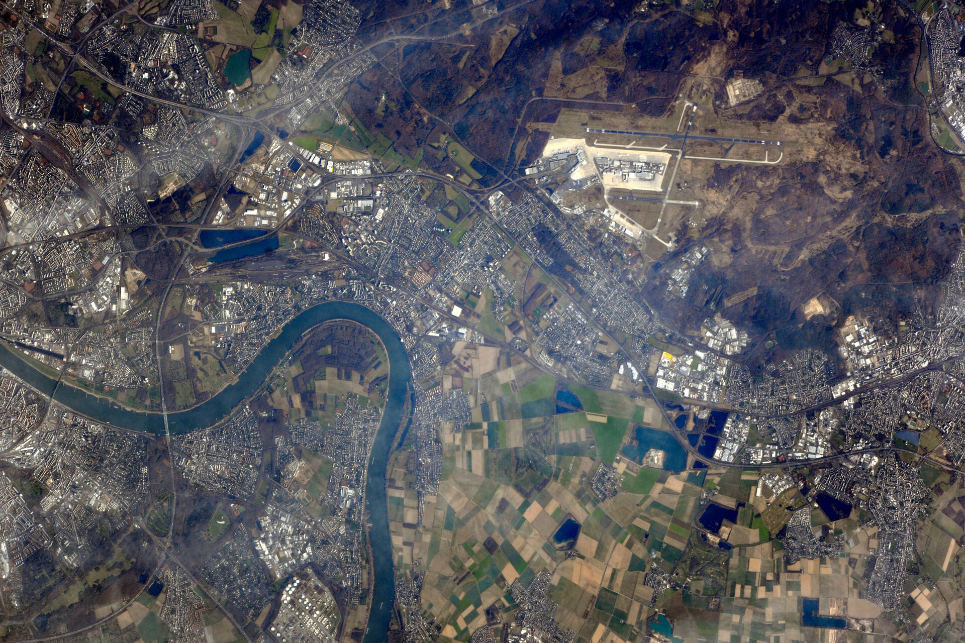 ESA’s astronaut centre seen from Space Station