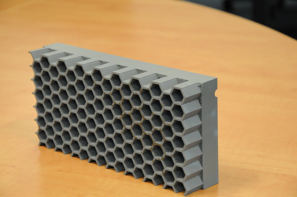 Rapid prototype of honeycomb structure