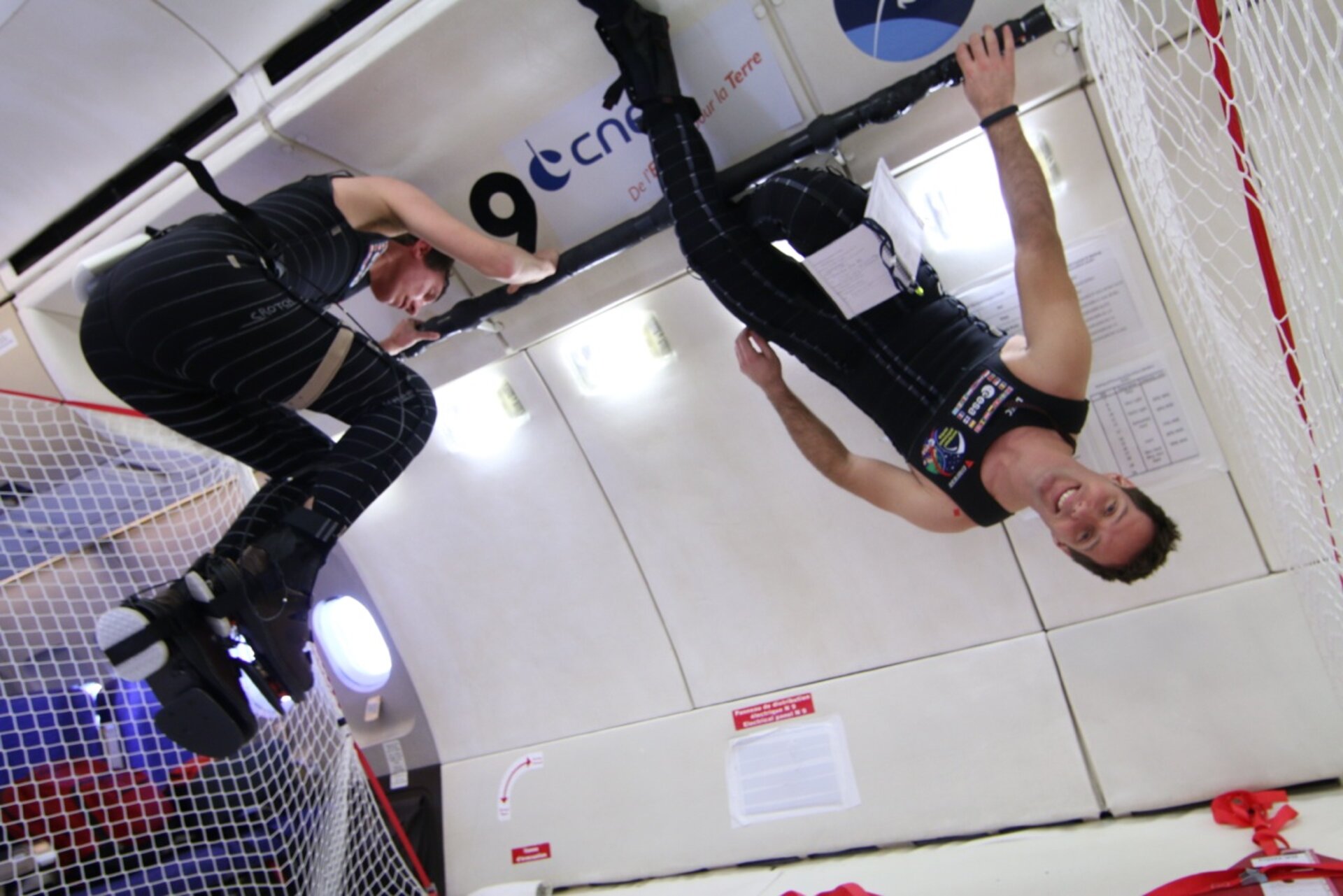 ESA astronaut Thomas Pesquet with skinsuit