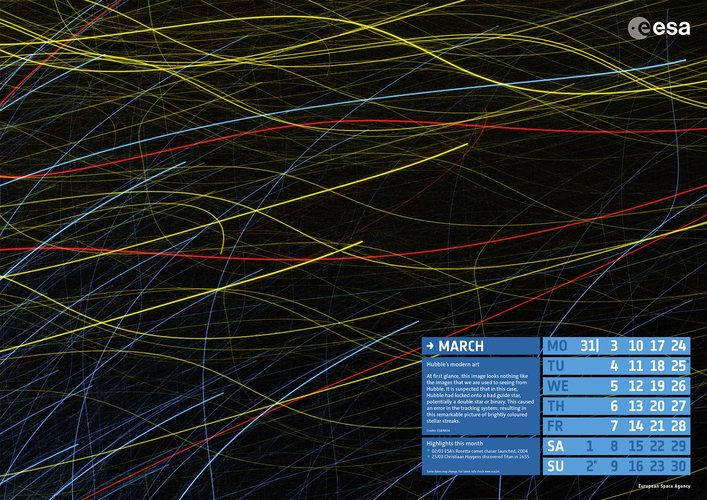 Hubble’s modern art