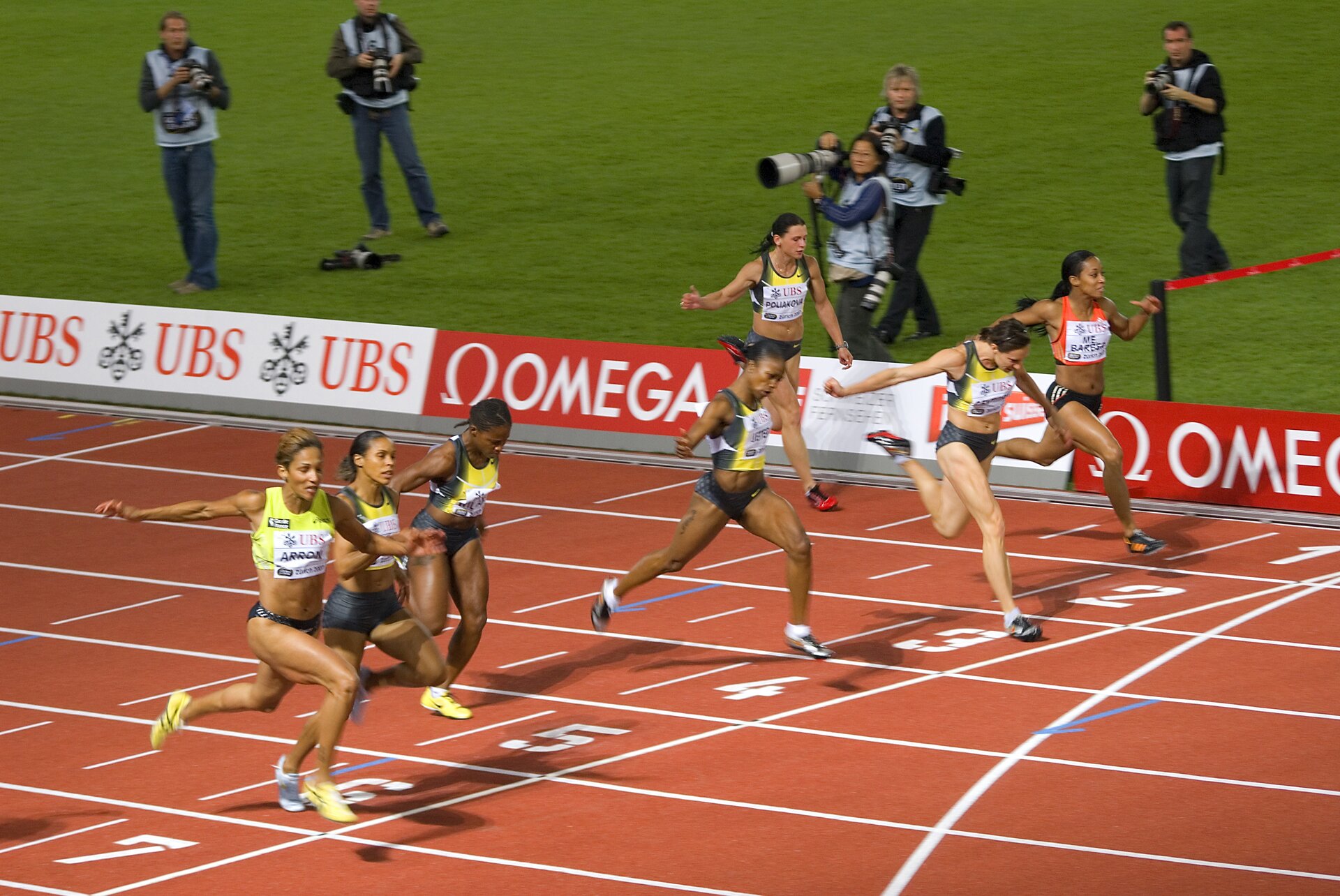 100m women Golden League 2007