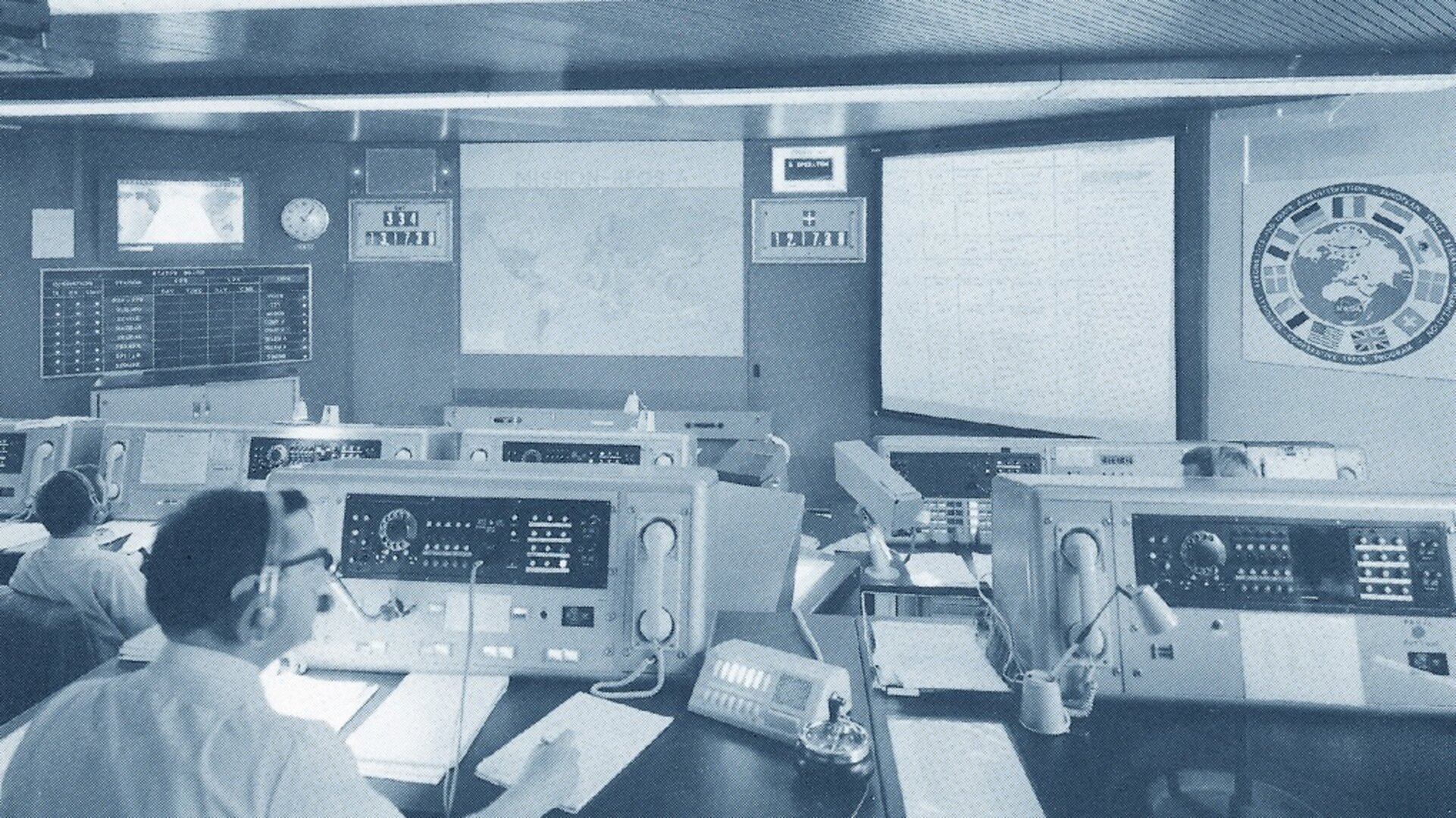 ESOC Main Control Room in the 1960s