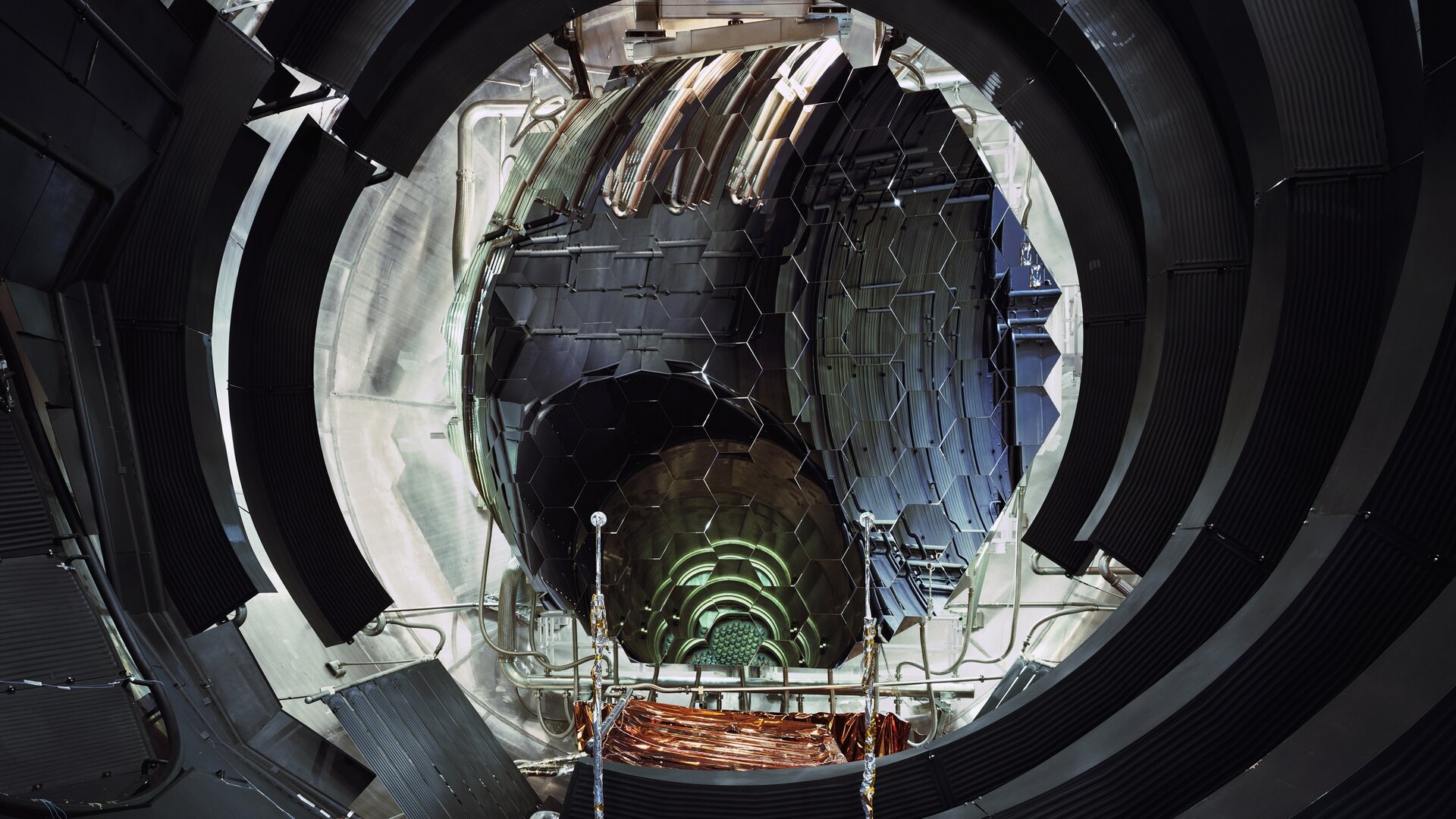 Interior of the Large Space Simulator (LSS) Vaccum Chamber