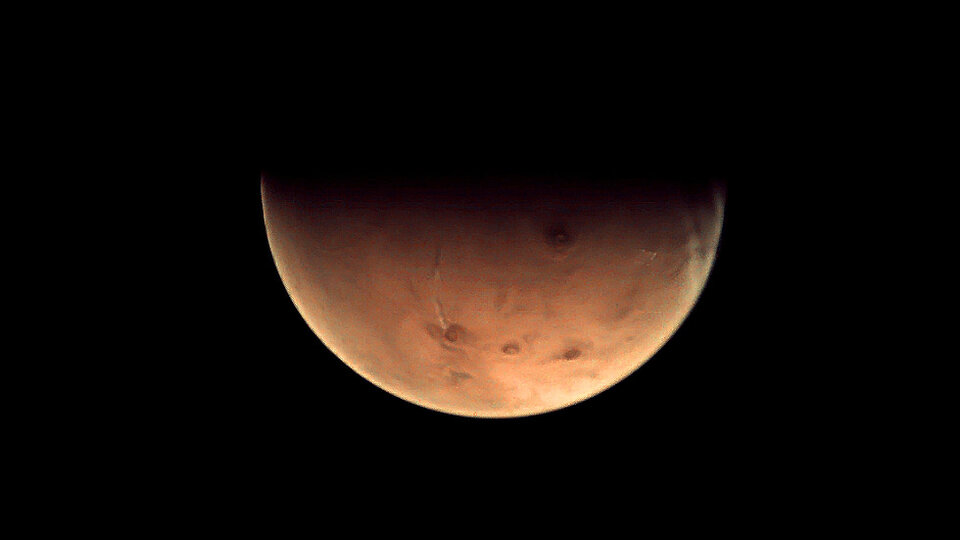 Mars - Aufgenommen durch die ESA-Sonde Mars Express