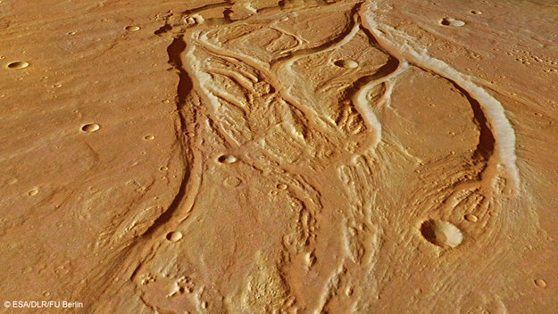 Perspective view of Osuga Valles