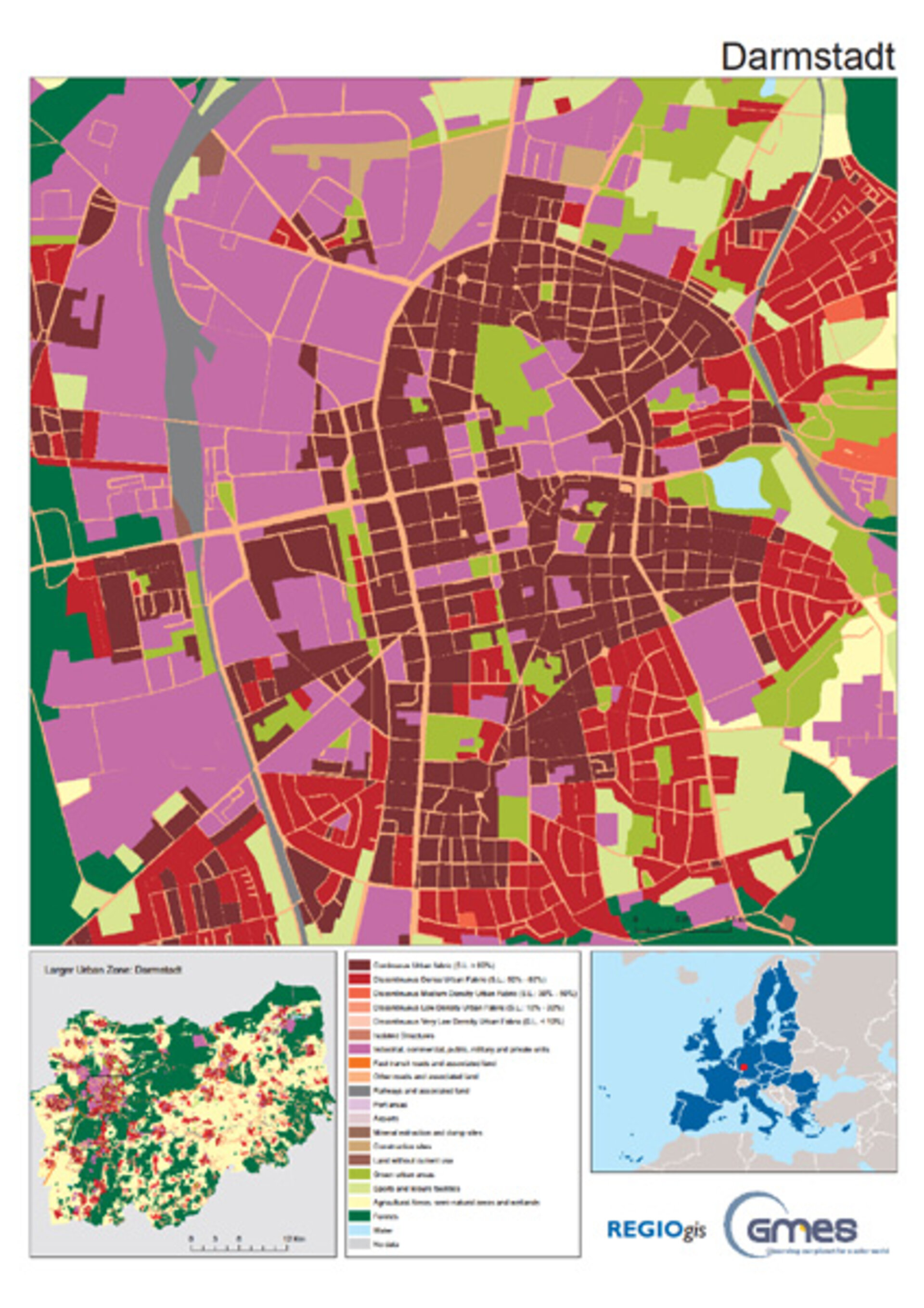 Der Urban-Atlas ist ein Produkt, das die Daten des Copernicus-Programms nutzt.