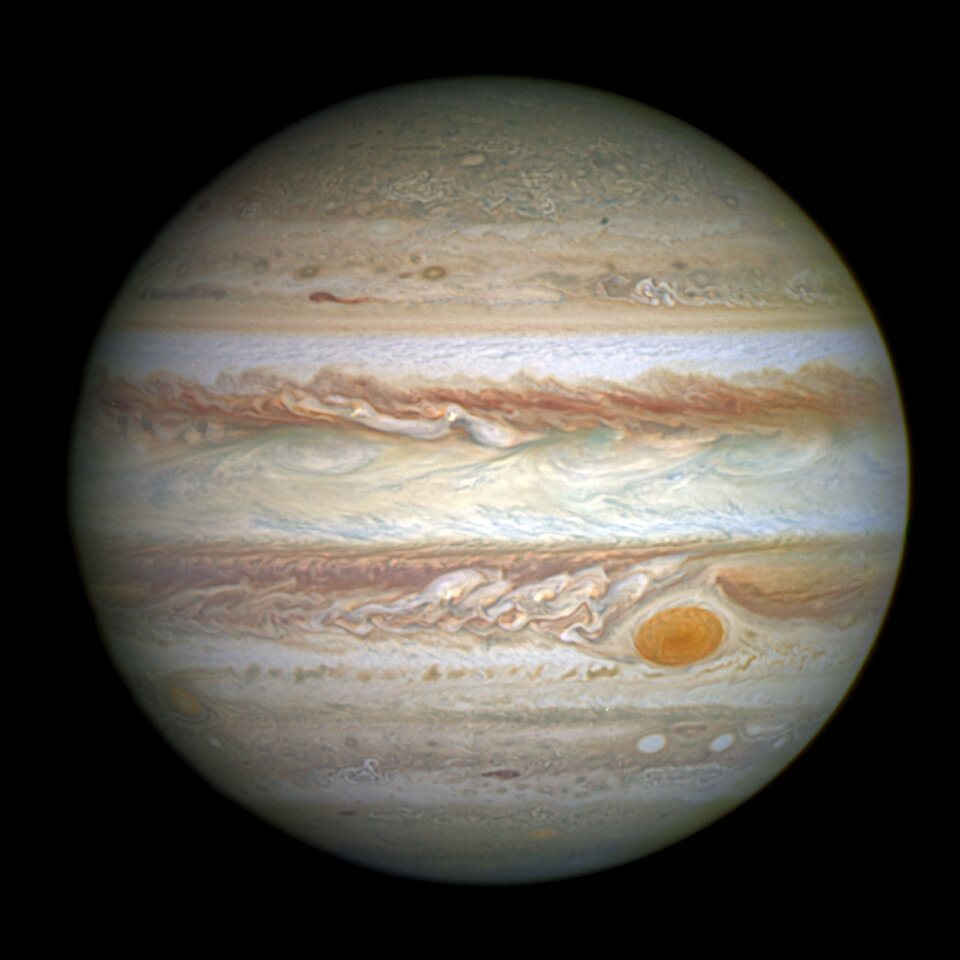 Jupiter en zijn beroemde Rode Vlek