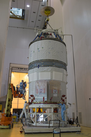 ATV-5 prepared for integration on the Ariane 5 launcher 