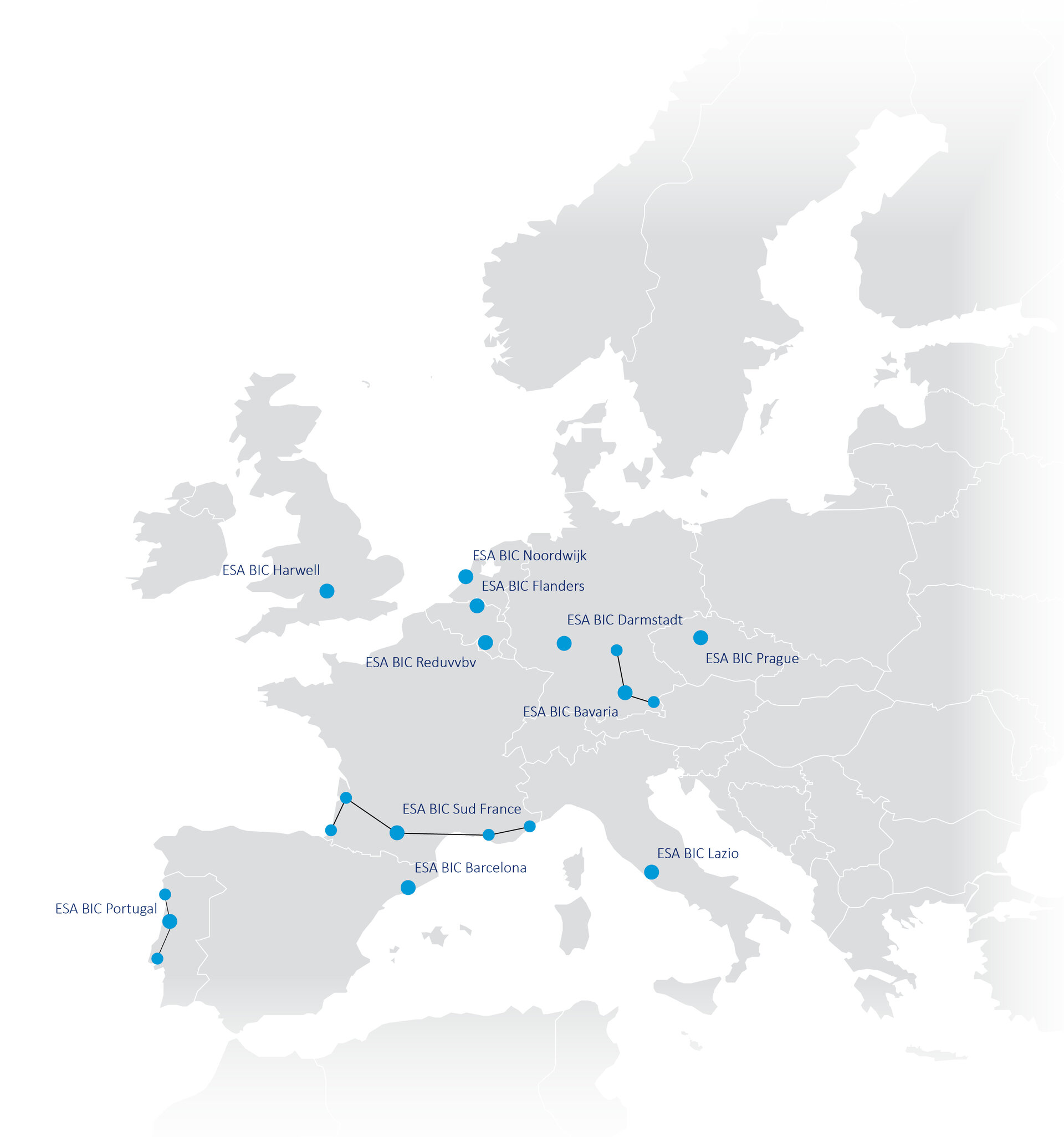 Map of ESA BICs - June 2014