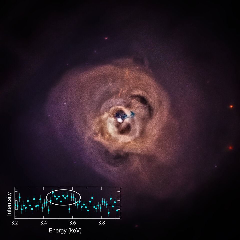 Misteriosa señal en el cúmulo de galaxias de Perseo
