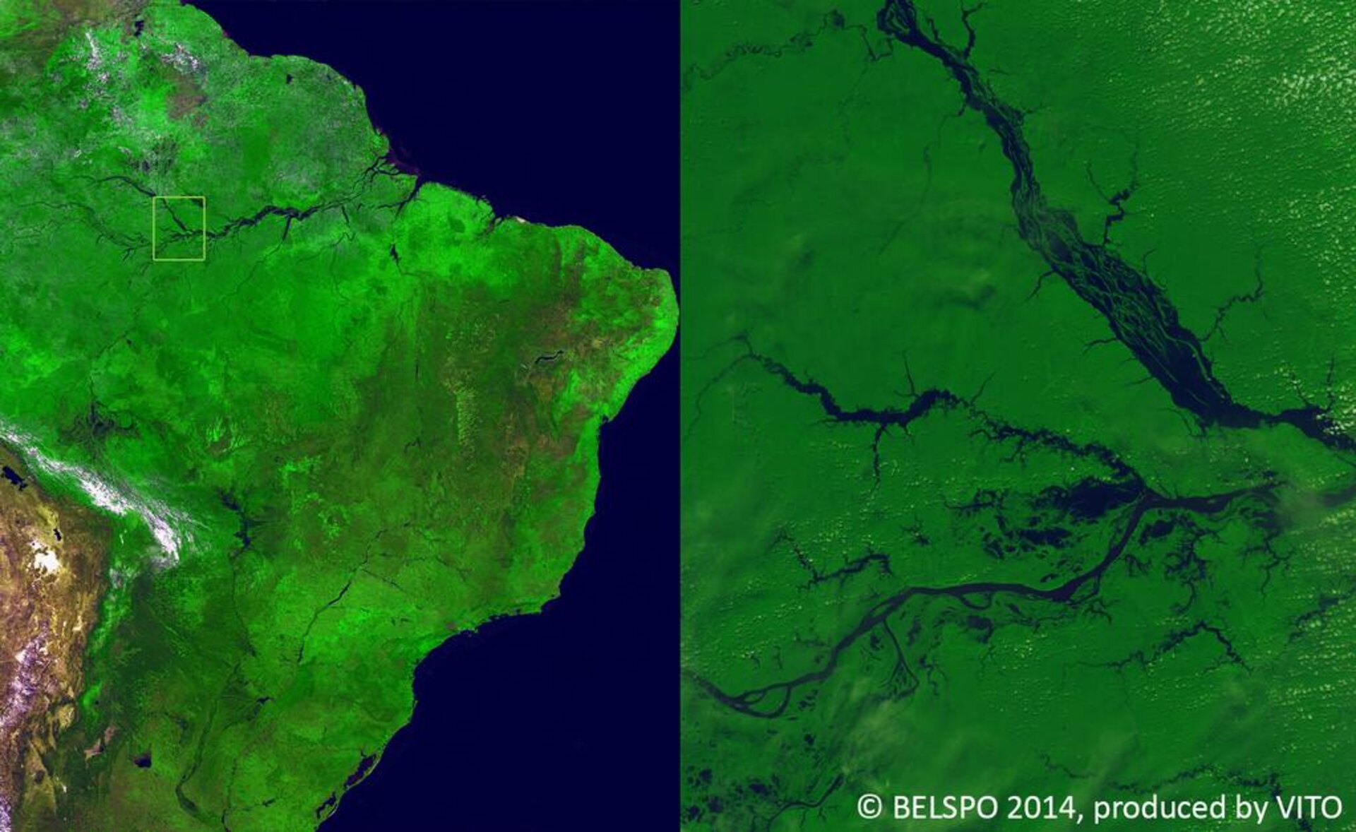 Proba-V imaging Brazil