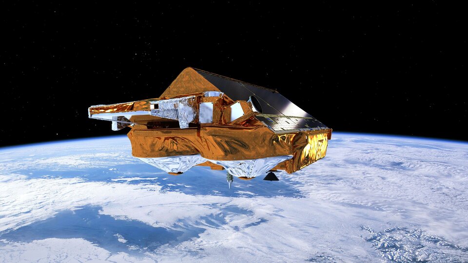 ESA’s ice mission, CryoSat, is dedicated to monitoring changes in the thickness of sea ice and ice sheets