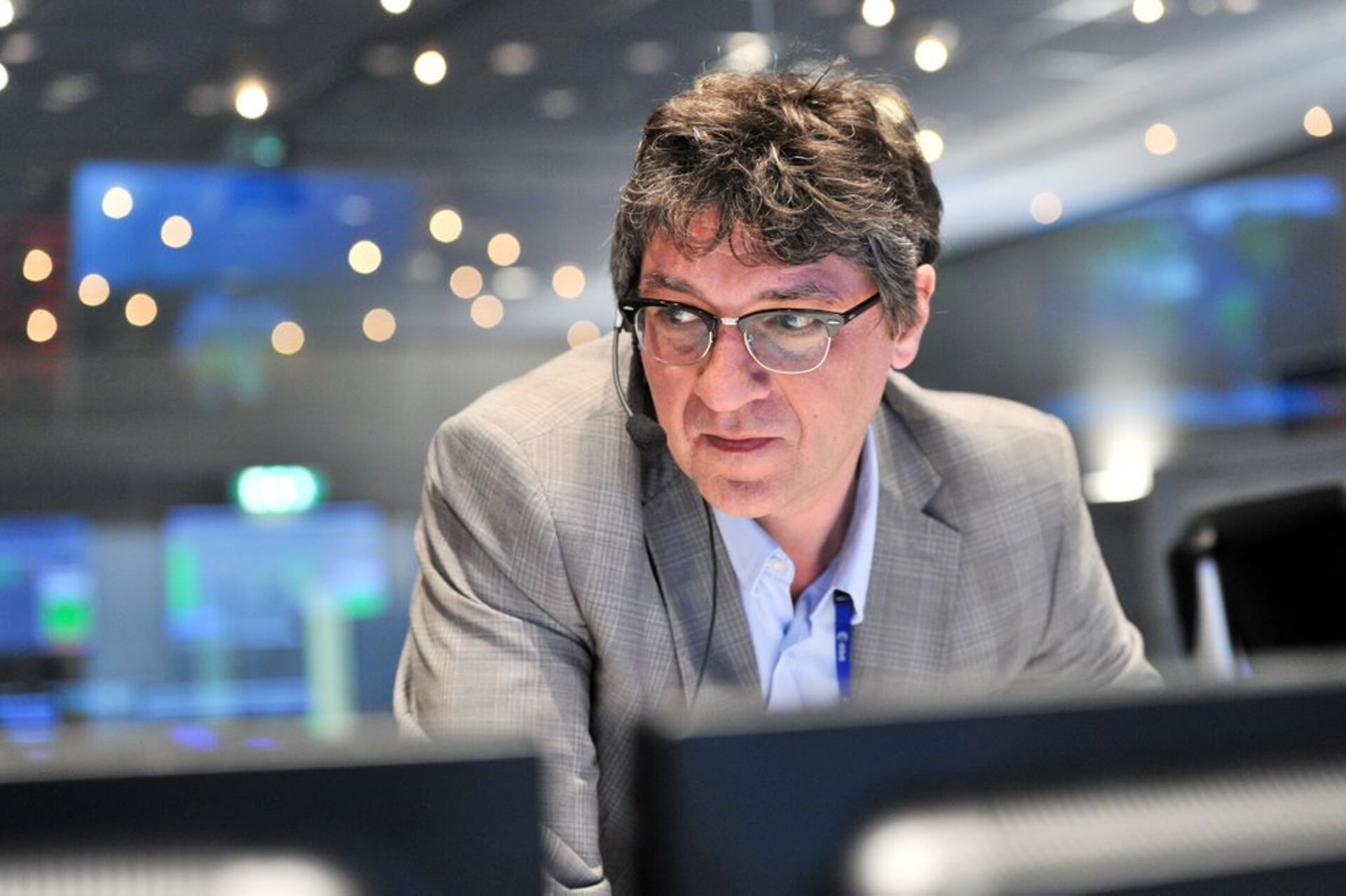 Flight Operations Director Hervé Côme at ESOC