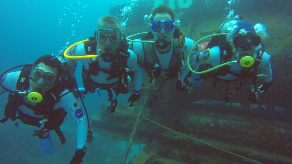 Thomas during NEEMO 18