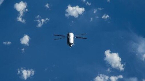 ATV-5 during ISS flyunder