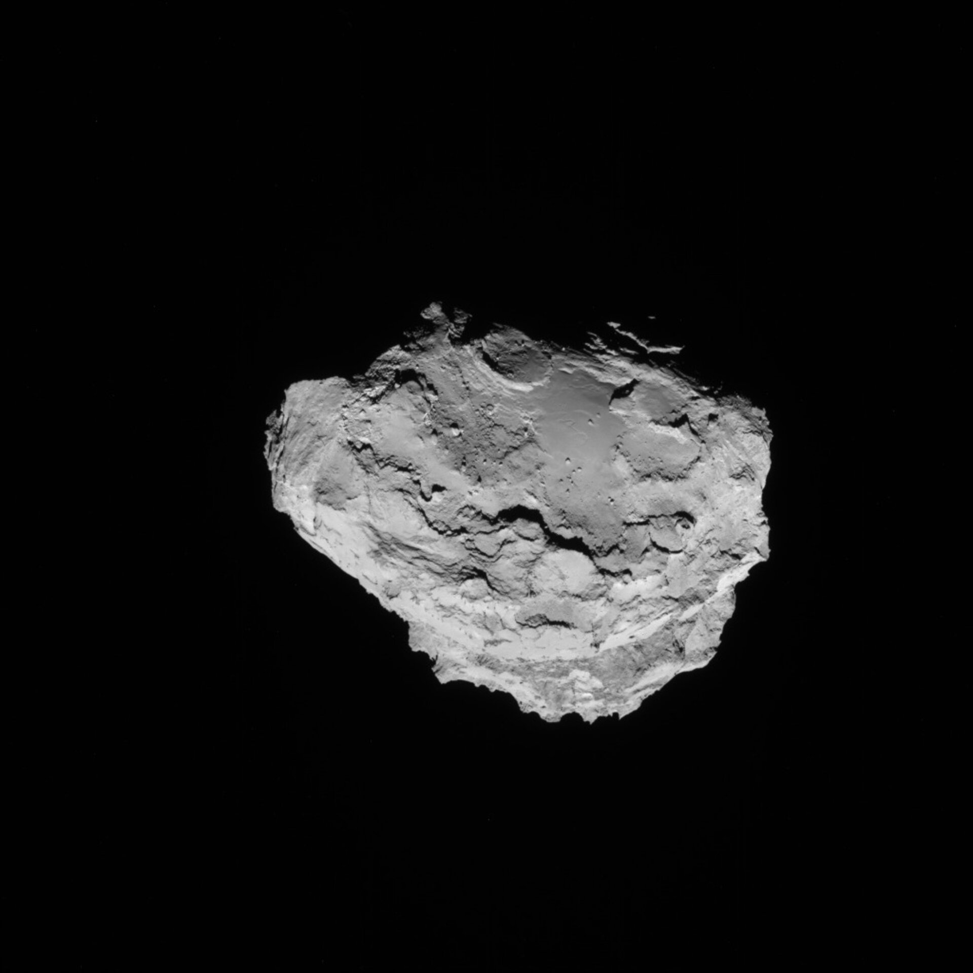 Comet on 15 August 2014 - NavCam 