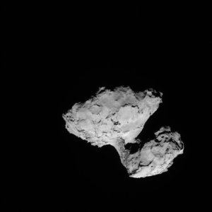 Comet on 9 August 2014 - NavCam 