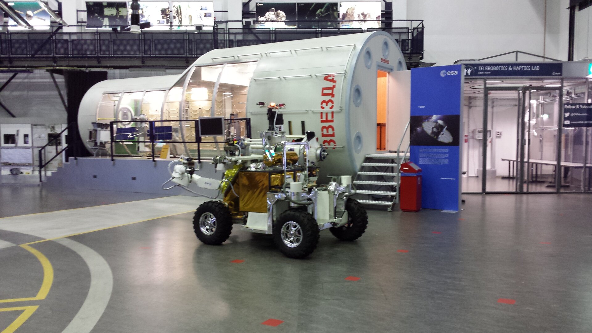 Rover under astronaut control