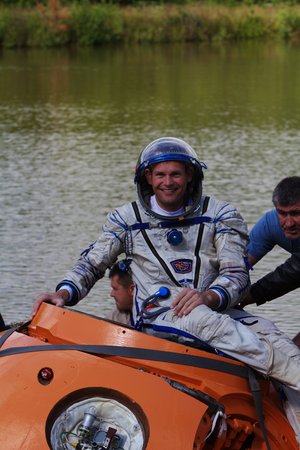 Andreas Mogensen during survival training