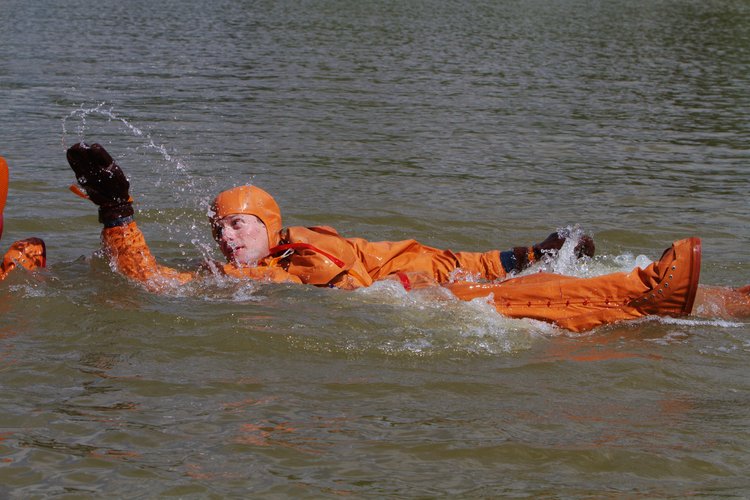 Andreas Mogensen during survival training