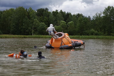 Andreas Mogensen during survival training