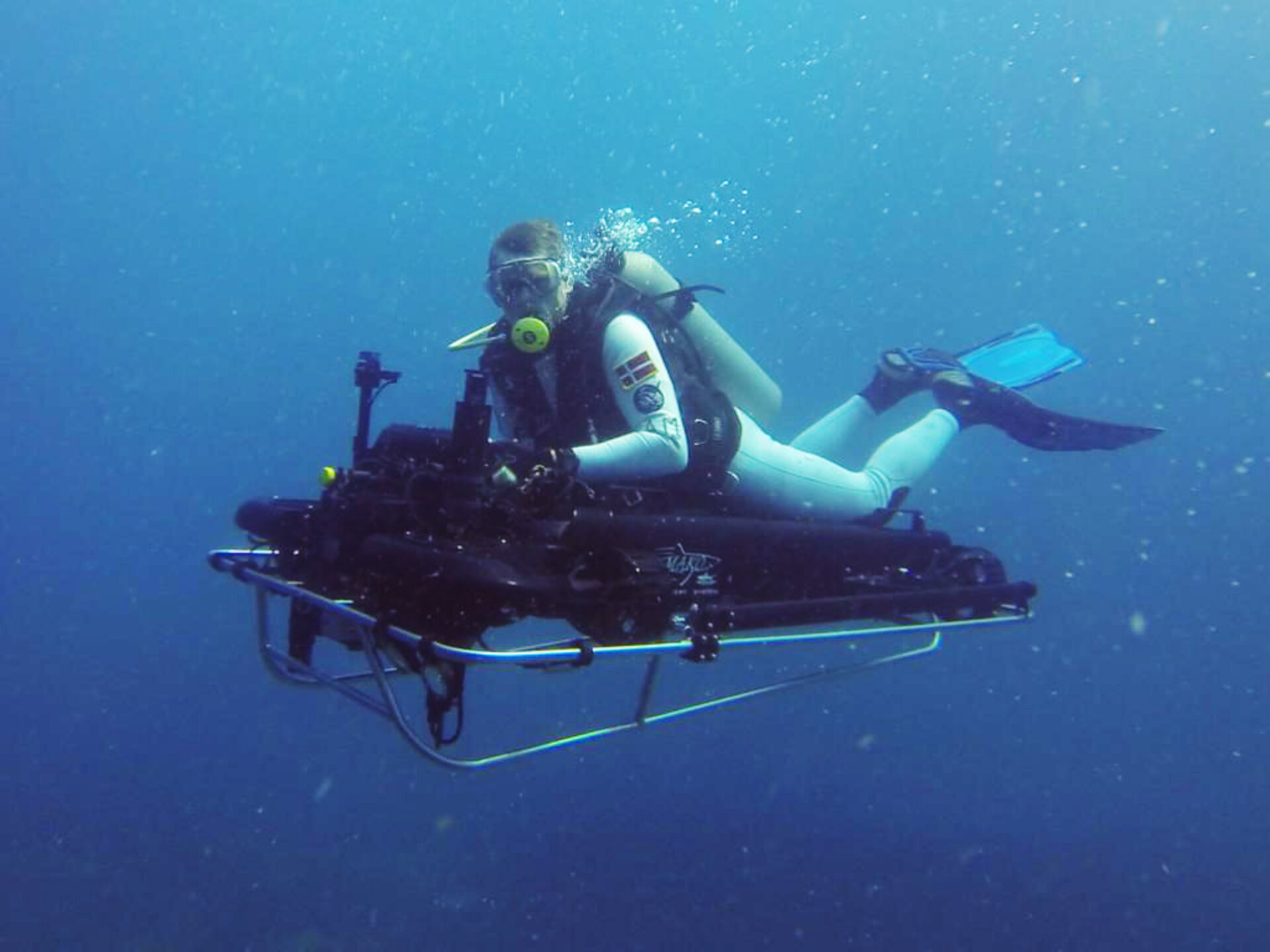 Andreas Mogensen during NEEMO