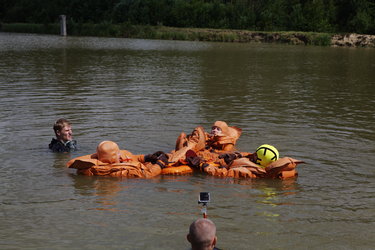 Andreas, Thomas and Sergei during survival training