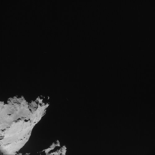 Comet on 31 August 2014 – NavCam (A)