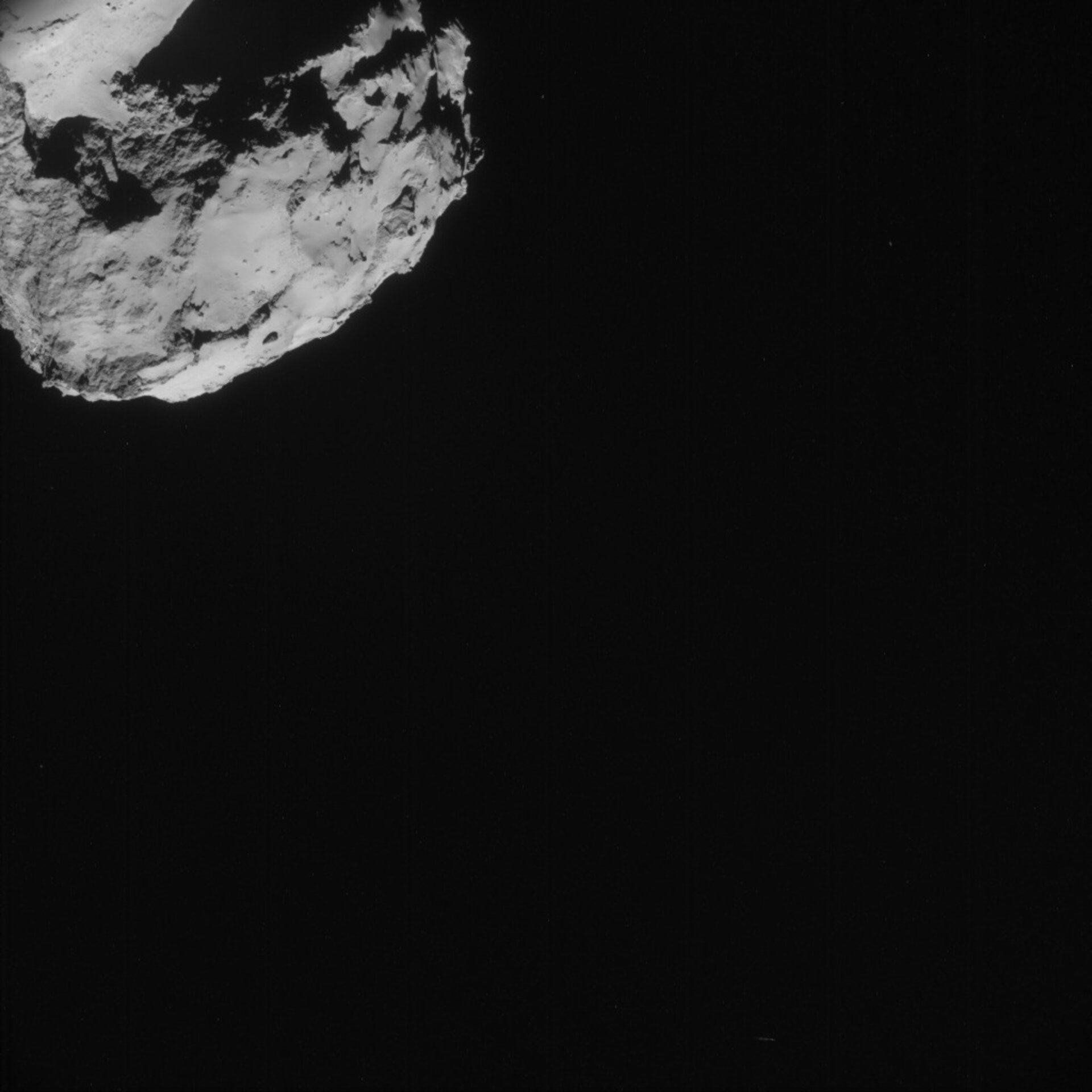 Comet on 31 August 2014 – NavCam (B) 
