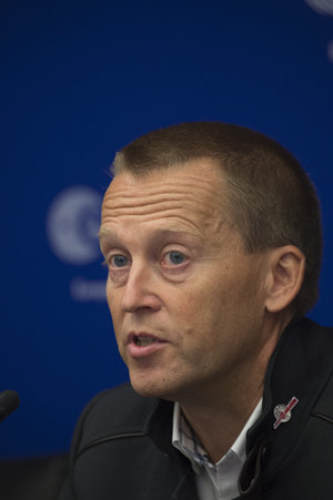 Holger Sierks during the announcement of the selected Rosetta landing site