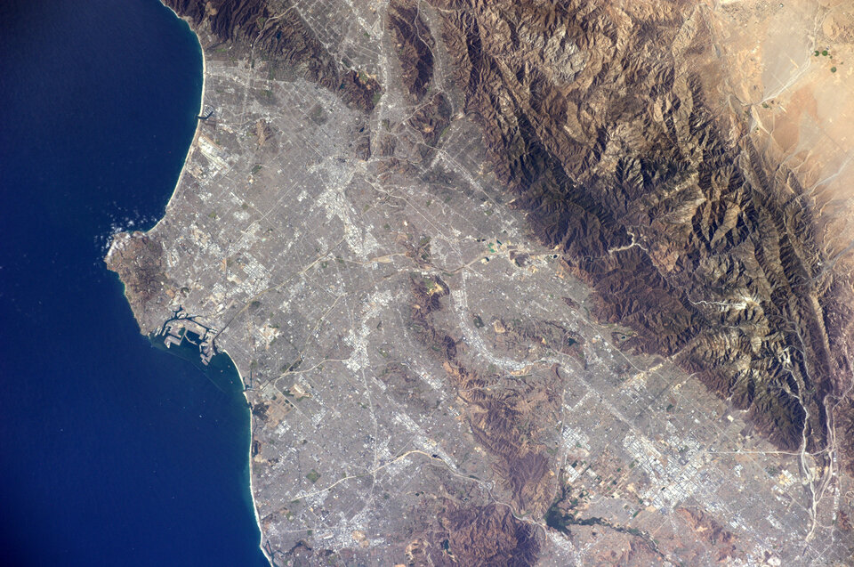 Los Angeles from space