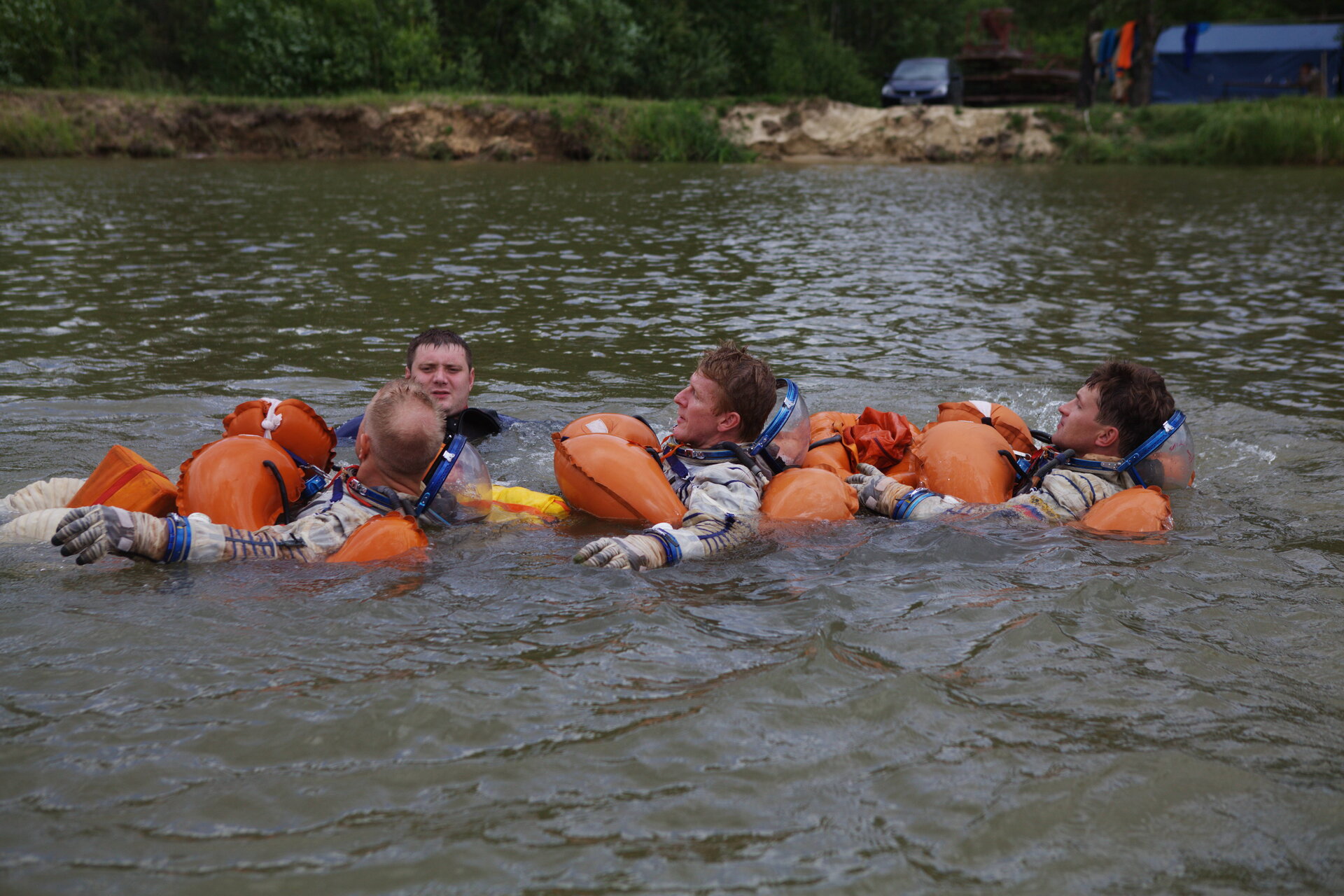 Timothy Peake during survival training