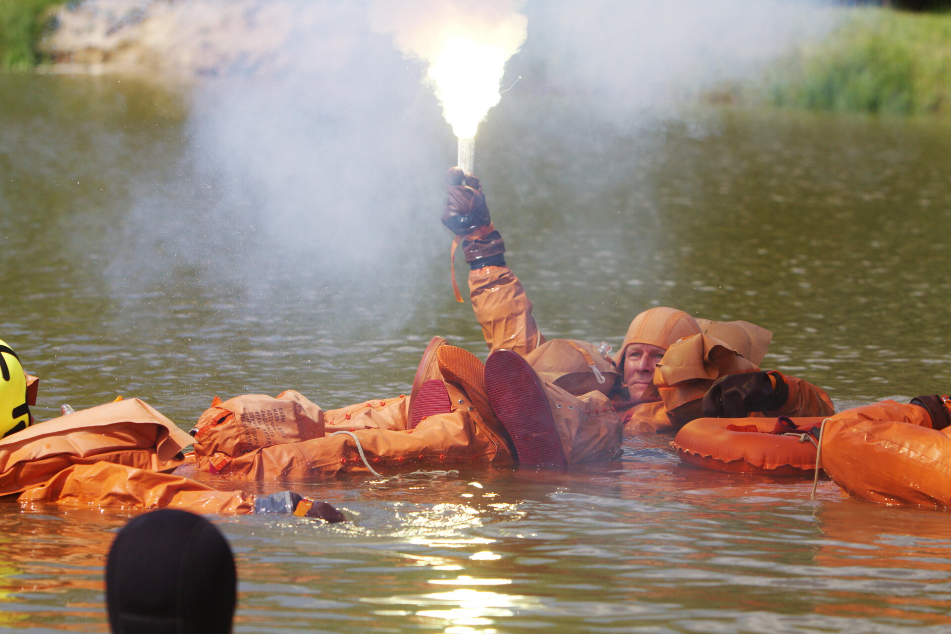 Timothy Peake during survival training