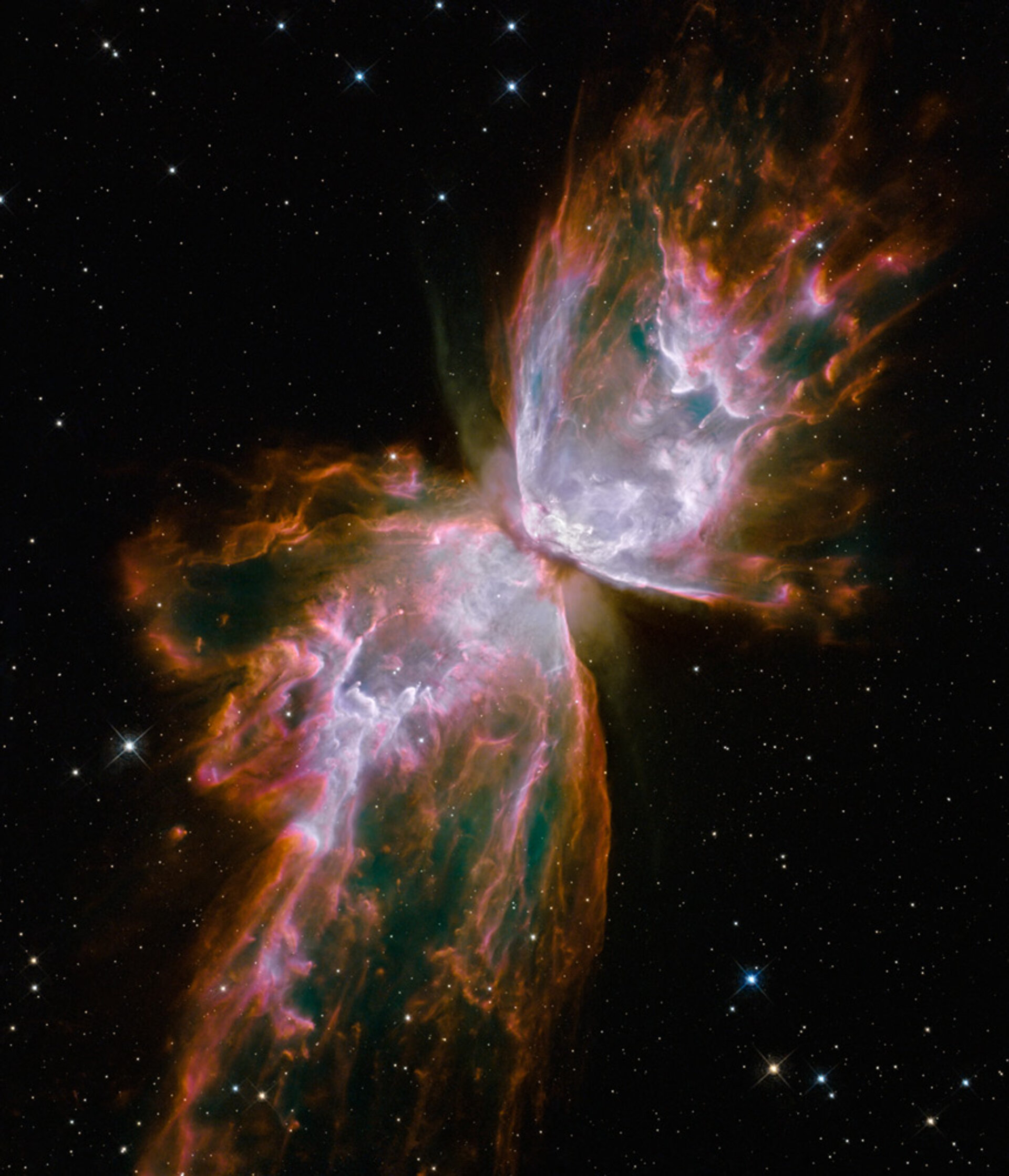 Butterfly Nebula as seen by Hubble